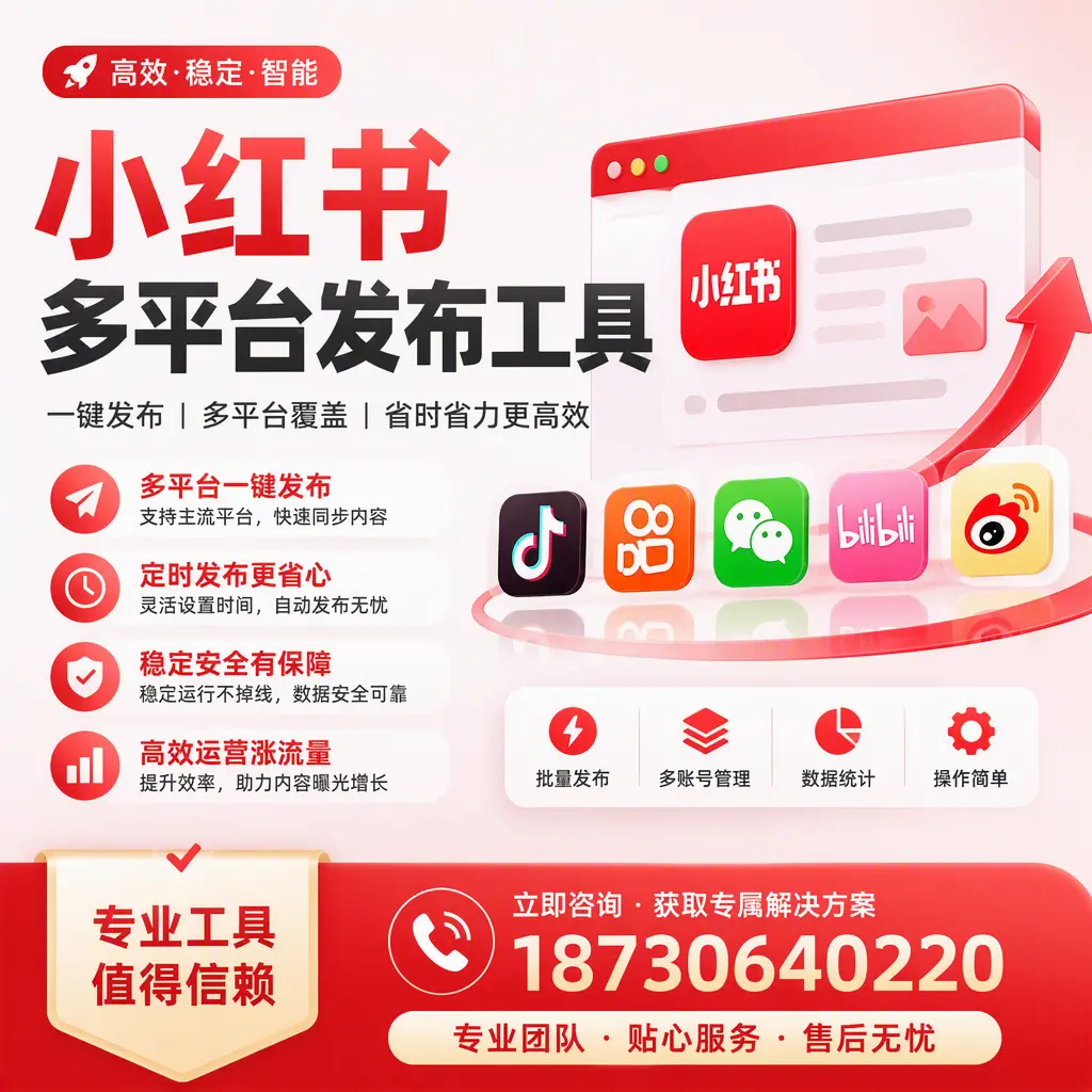 在 黔南 小红书多平台发布工具的市场前景分析