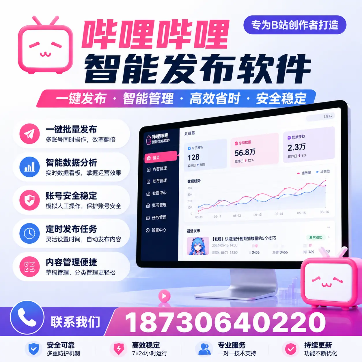 如何选择适合的哔哩哔哩智能发布软件？黔南 用户必看